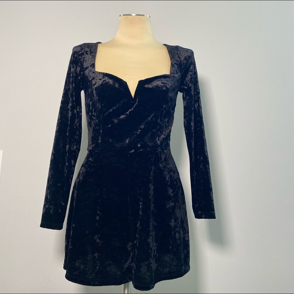 Urban Outfitters Velvet Romper!!!